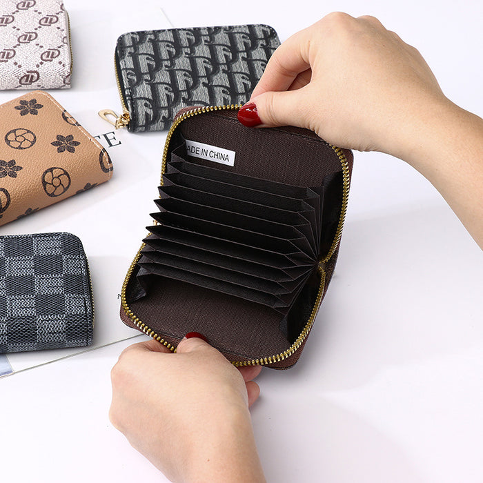 Wholesale Multi-card Slot Card Holder Short Accordion Bag JDC-WT-Haok004