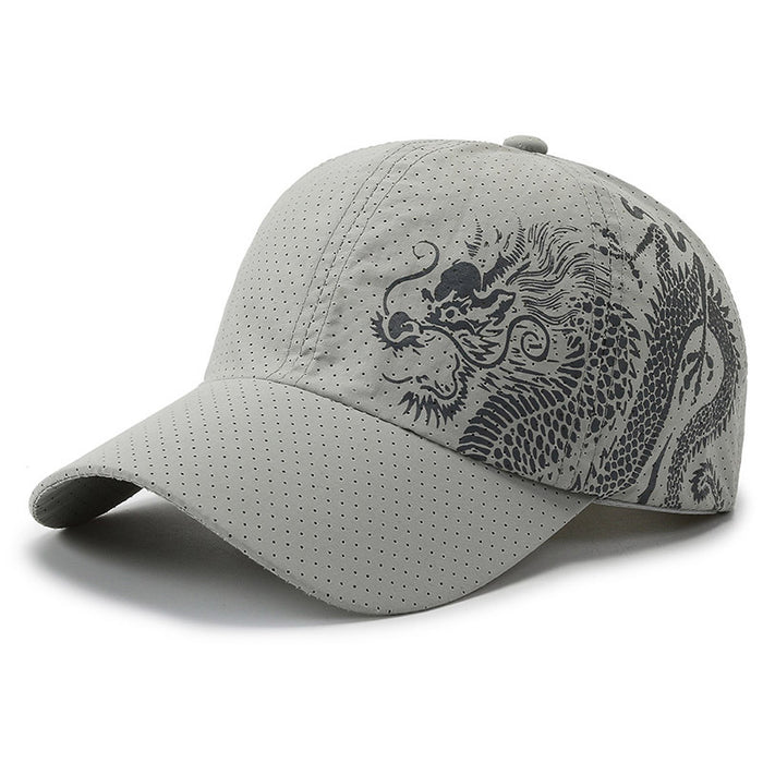 Wholesale Quick drying sports baseball cap, simple duckbill cap, fashionable mesh breathable