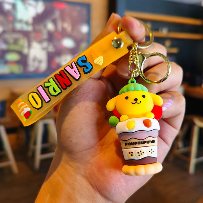 Wholesale Cartoon Ice Cream Key Chain