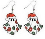 Wholesale Acrylic Christmas Cartoon Christmas Tree Earrings JDC-ES-Qiany008