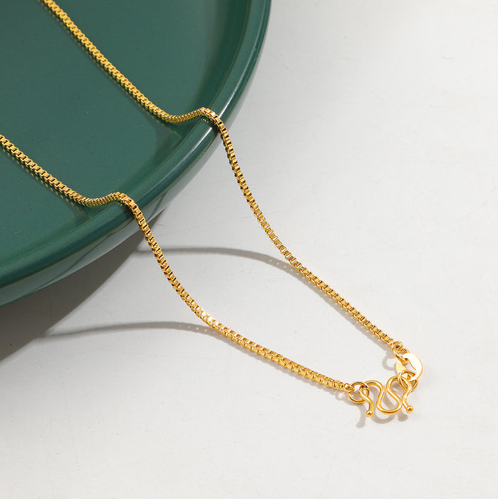 Wholesale M-clasp snake bone chain necklace/ choker,  versatile clavicle titanium steel chain