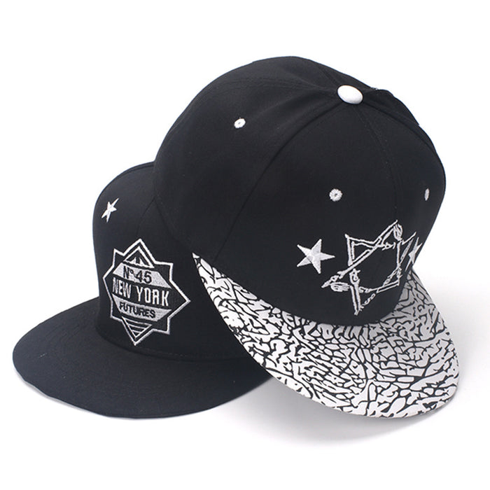 Wholesale Sunshade baseball cap, outdoor sun protection flat edge street dance cap