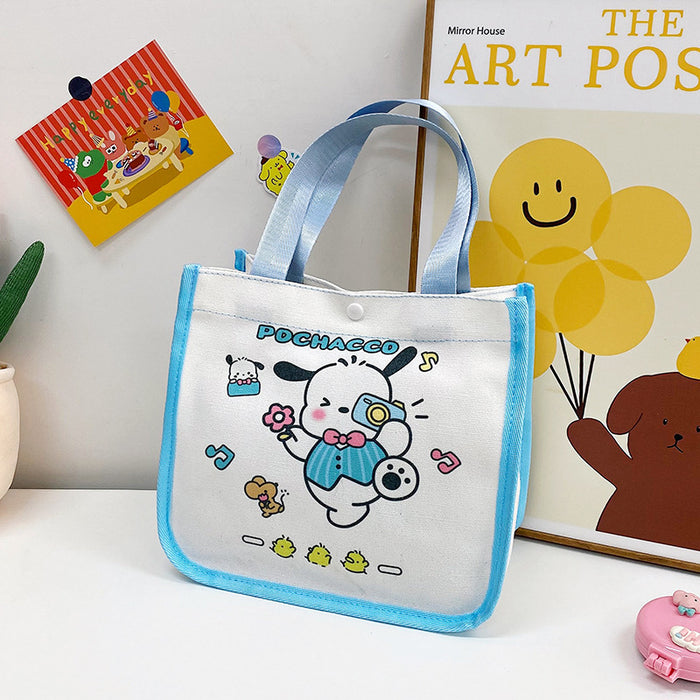 Wholesale New Manga Style Fashionable Large Capacity Premium Tote Bag Versatile Handheld Single Shoulder Canvas Bag