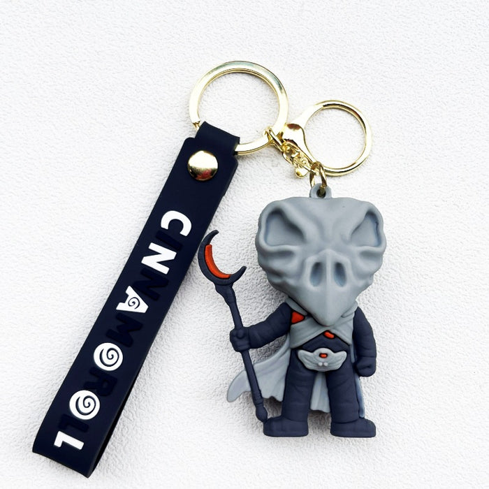 Wholesale PVC Cartoon Doll Keychain JDC-KC-WuYi171