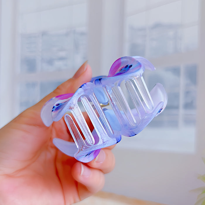 Wholesale Cute cartoon plastic egg flower shaped hair clips