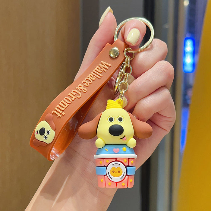 Wholesale Cartoon cute keychain for bags and cars