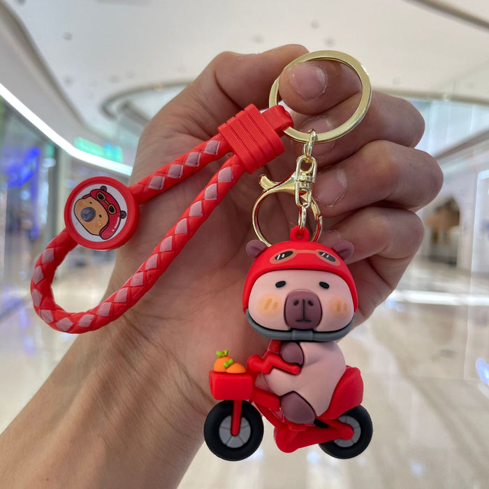 Wholesale Keychain Cartoon Dolphin Doll Bag Pendant Car Pendant Couple Exquisite Small Gift Wholesale