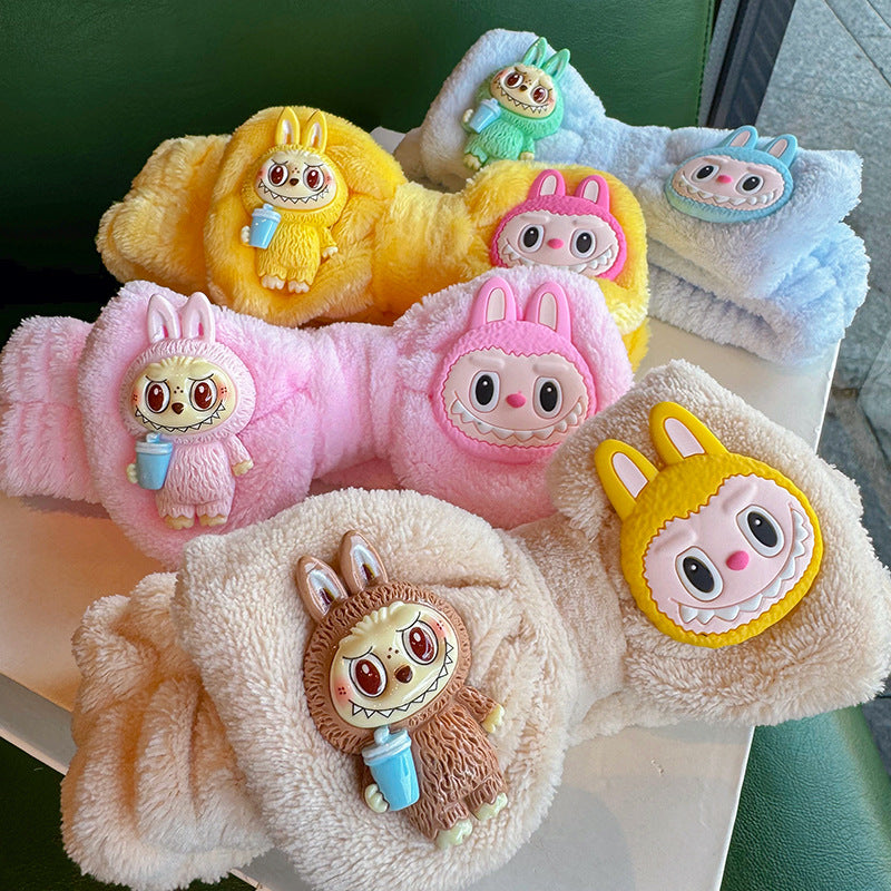 Wholesale Cute Cartoon Rabbit Monster Face Wash Headband Makeup Mask S ...
