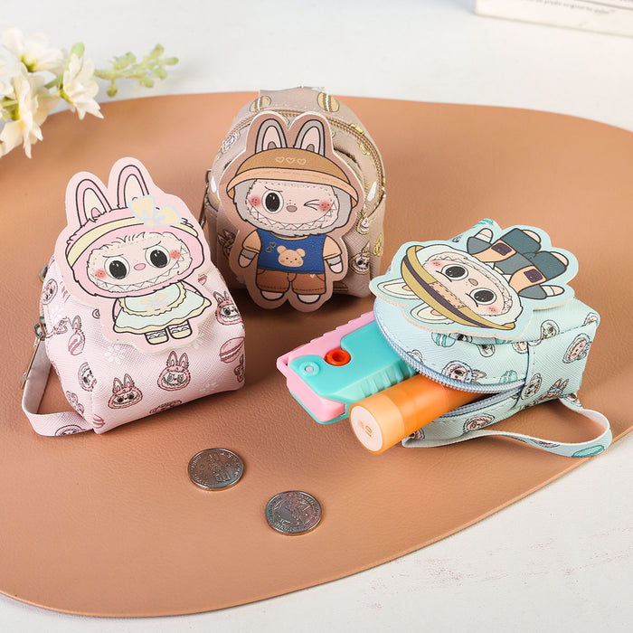 Wholesale Coin Purse Card Holder Keychain Bag Small Plush Bag Headphone Bag Portable