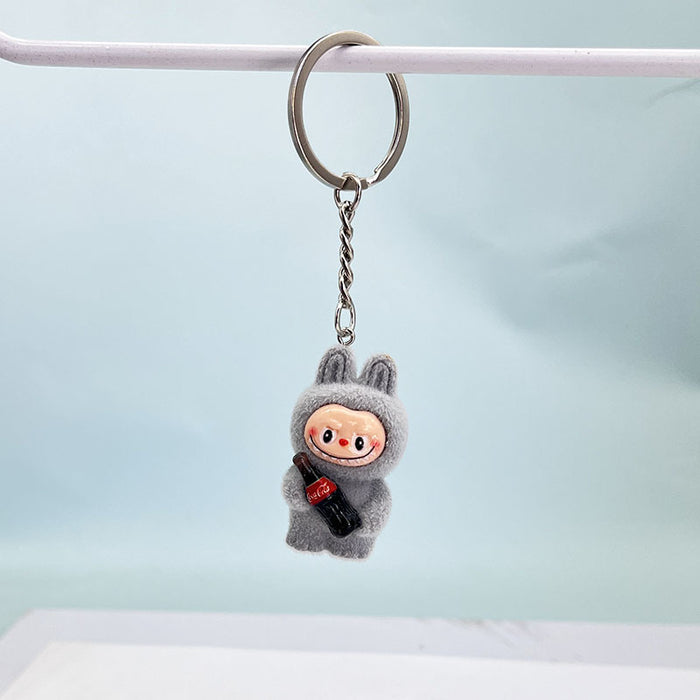 Wholesale Plush Coke Bottle Keychain Pendant Accessories Car Desktop Small Ornament