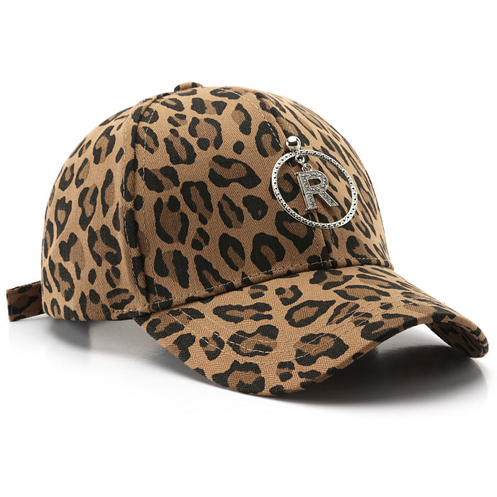Wholesale Western Style Fashion Leopard Print Curved Brim Baseball Cap JDC-FH-TuLa004