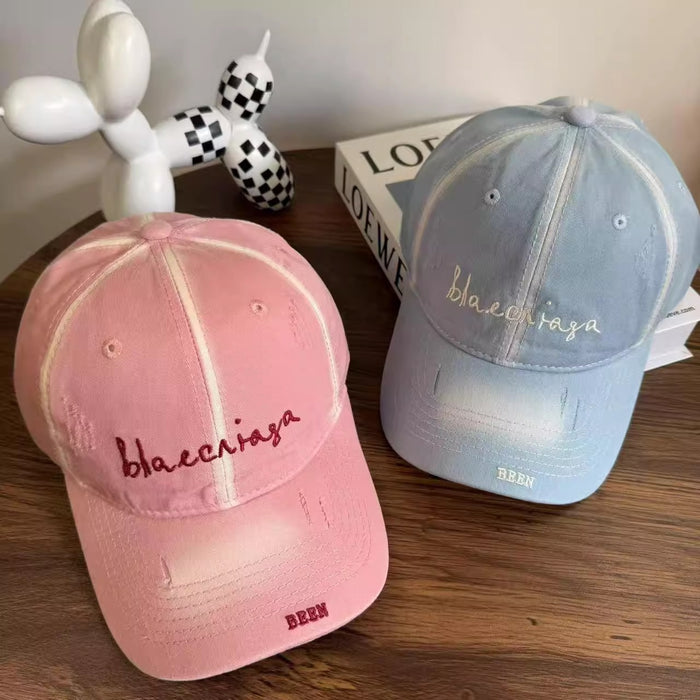 Wholesale New versatile baseball cap with enlarged and deepened high-end feel, perforated soft top duckbill cap, thin design