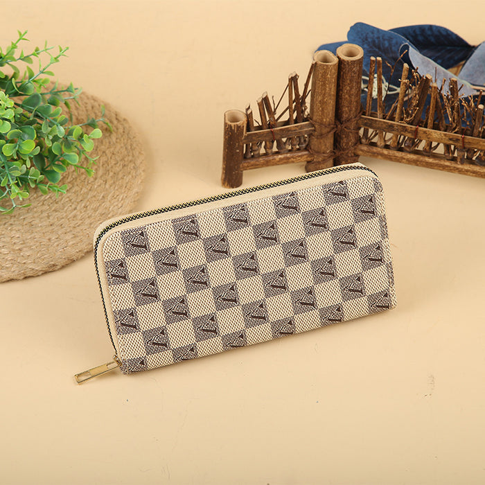 Wholesale Large Capacity Zipper PU Wallet JDC-WT-HNG008