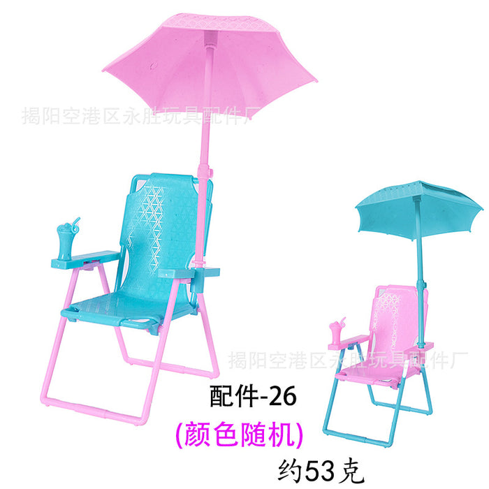 Wholesale Doll clothes Shoes Bags Glasses Pendants Camera Beach Seat Surfing