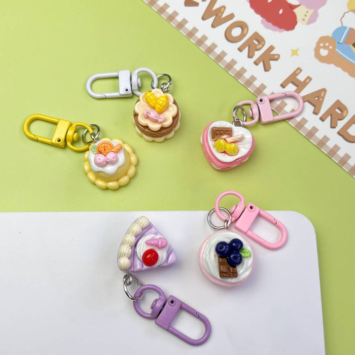 Wholesale Rainbow Cute 3D Keychain Girl's Bag Pendant Pendant