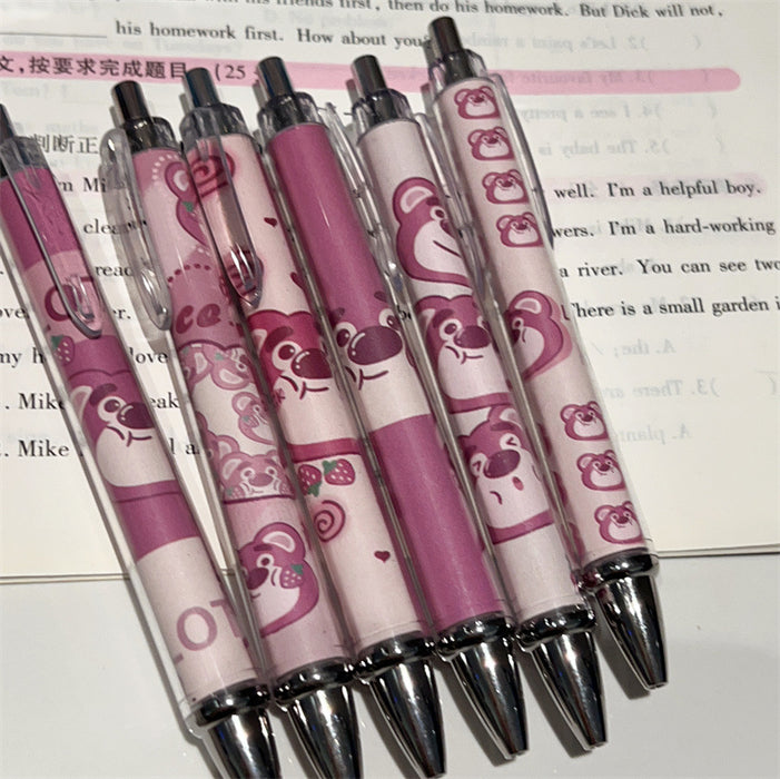 Wholesale Press Cartoon Plastic Neutral Pen JDC-PN-YC005