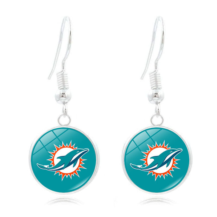 Wholesale Football Team  Pattern Earrings   Ear Jewelry
