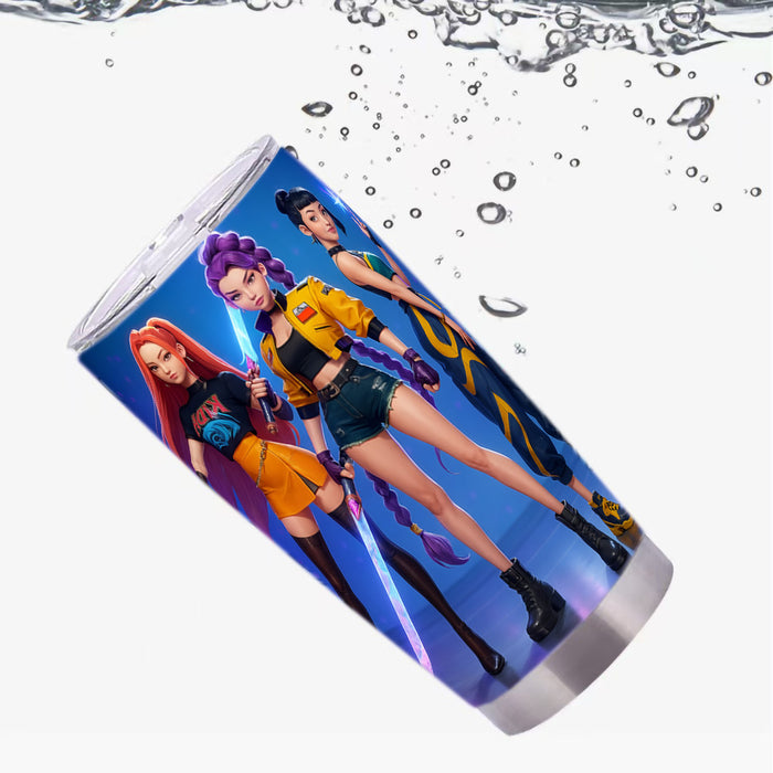 Wholesale 20oz Car Cup Hunter Witch Group K-Pop Vacuum Stainless Steel Thermos Cup