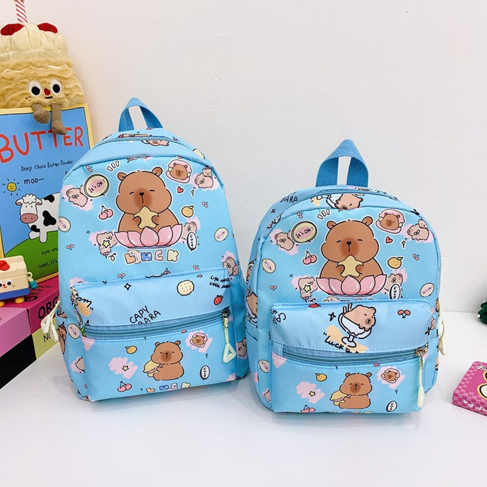 Wholesale Children' s Bag Printed Children' s Backpack Large Capacity Backpack for Men and Women Kindergarten Schoolbag