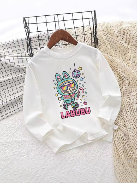 Wholesale Children' s clothing children' s round neck long sleeve autumn clothing cartoon graffiti print boy long sleeve pullover top
