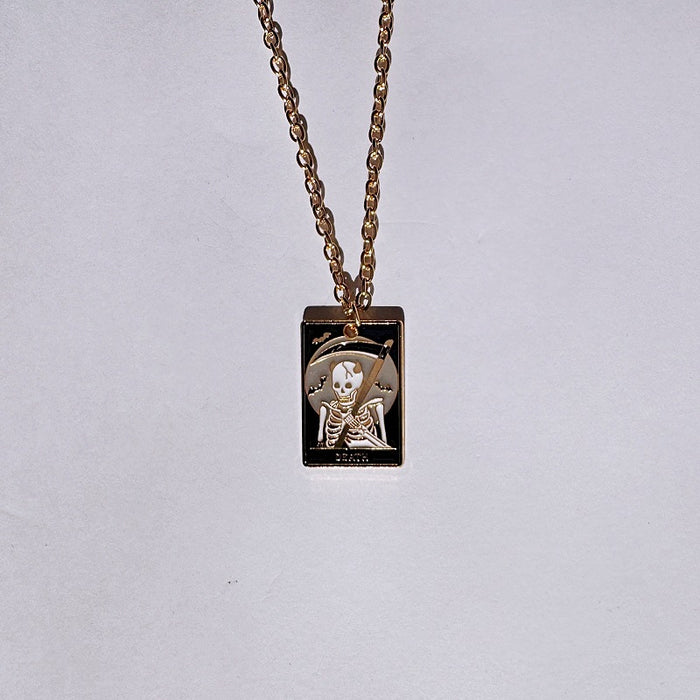 Wholesale Tarot Card Series Pendant Choker Necklace