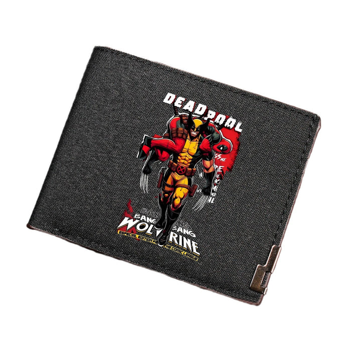 Wholesale Cartoon Print Short Wallet