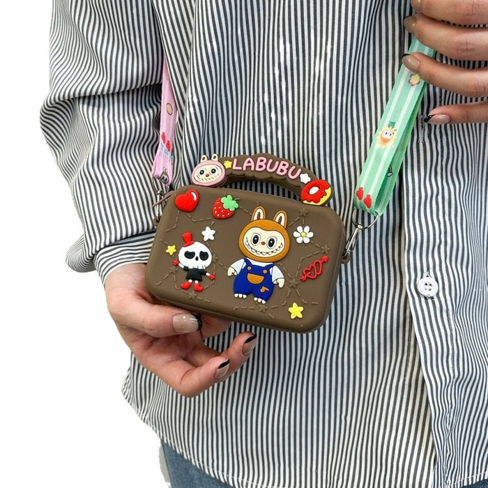 Wholesale Silicone Cartoon Phone Bag  Shoulder Bag