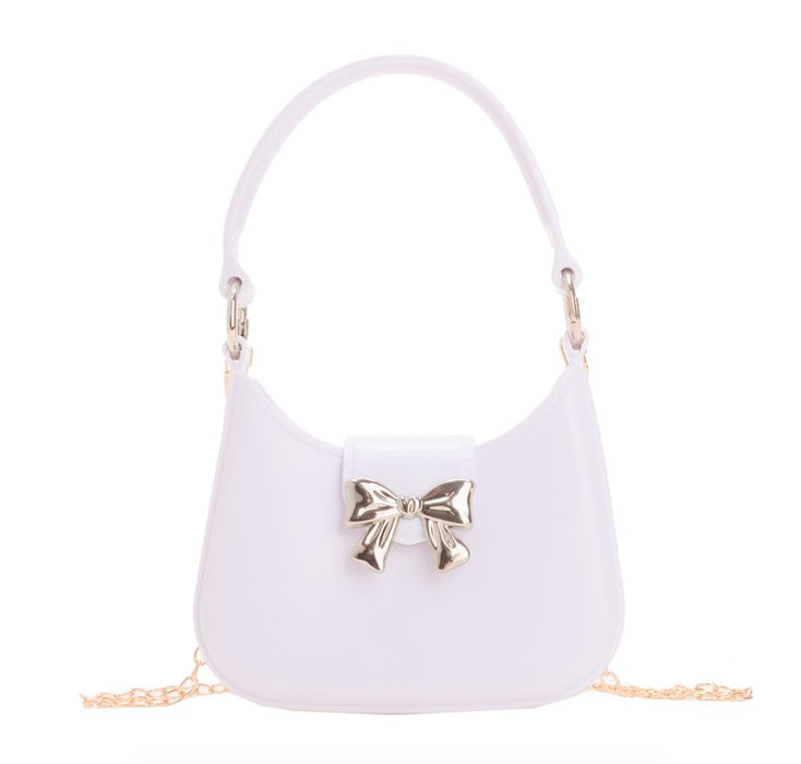 Wholesale New Jelly Bag Butterfly Knot Versatile Children's Bag Single Shoulder Crossover