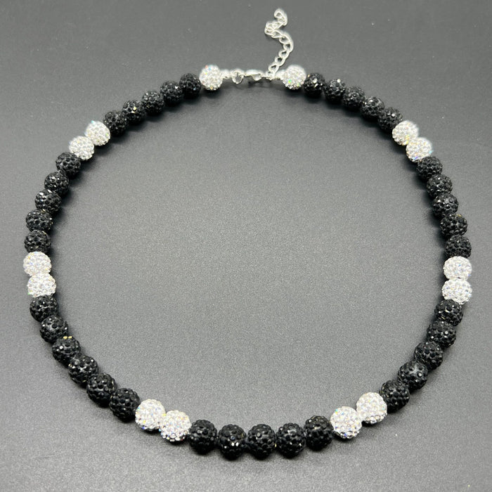 Wholesale Baseball necklace hip hop colorful diamond ball jewelry necklace