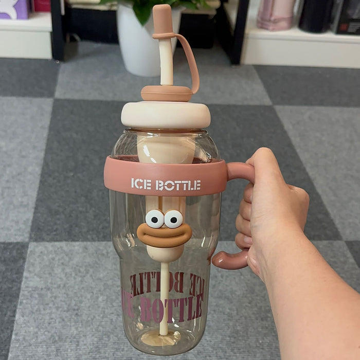 Wholesale Plastic large-capacity straw belly cup