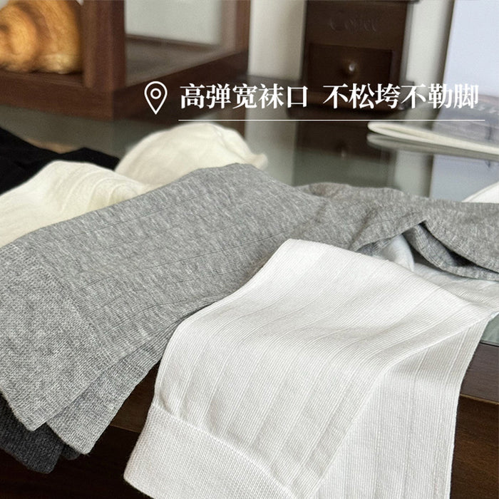 Wholesale Pile socks made of pure cotton, mid tube socks, boneless socks