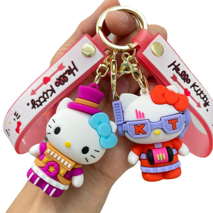 Wholesale Keychain Music Cute Doll Backpack Pendant Car Keychain Pendant