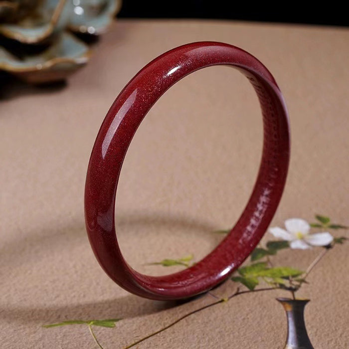 Wholesale Cinnabar Purple Gold Sand Ding Dang Bracelet Inner Heart Sutra Bracelet Noble Consort Bracelet Women's Gift