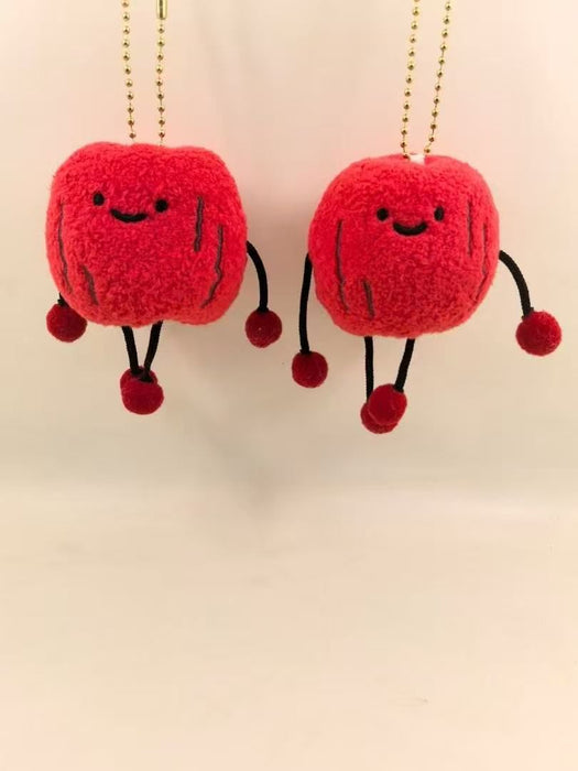 Wholesale Ganoderma lucidum plush pendant medicinal material doll morel keychain plush toy