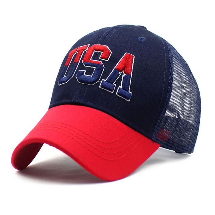 Wholesale Embroidered baseball cap with the letters USA
