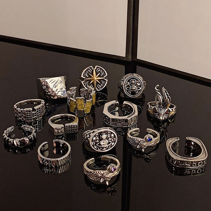 Wholesale Vintage new vintage ring with adjustable ring design, niche design