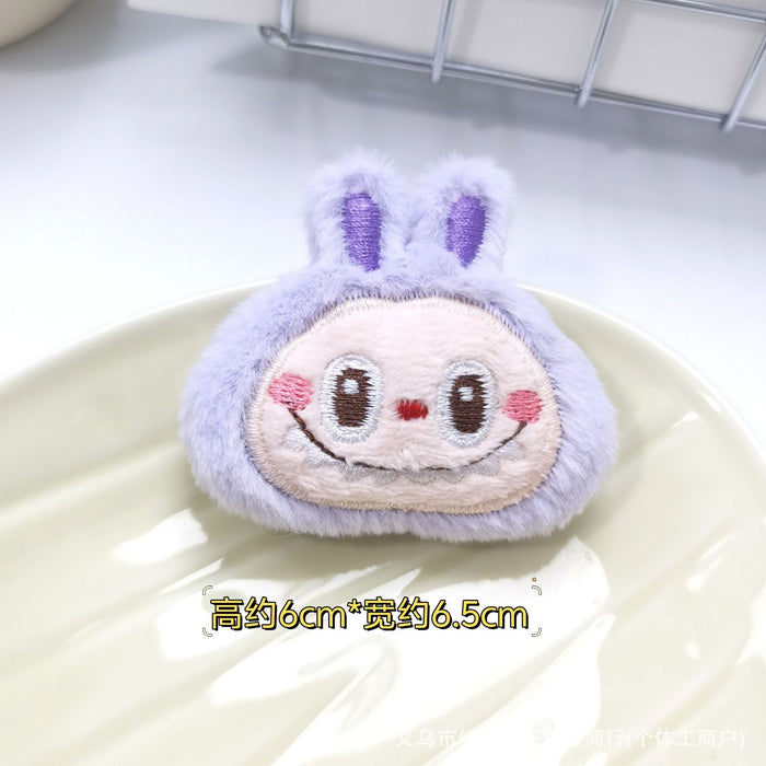 Wholesale Cute cartoon doll brooch rabbit bag key chain pendant plush small pendant