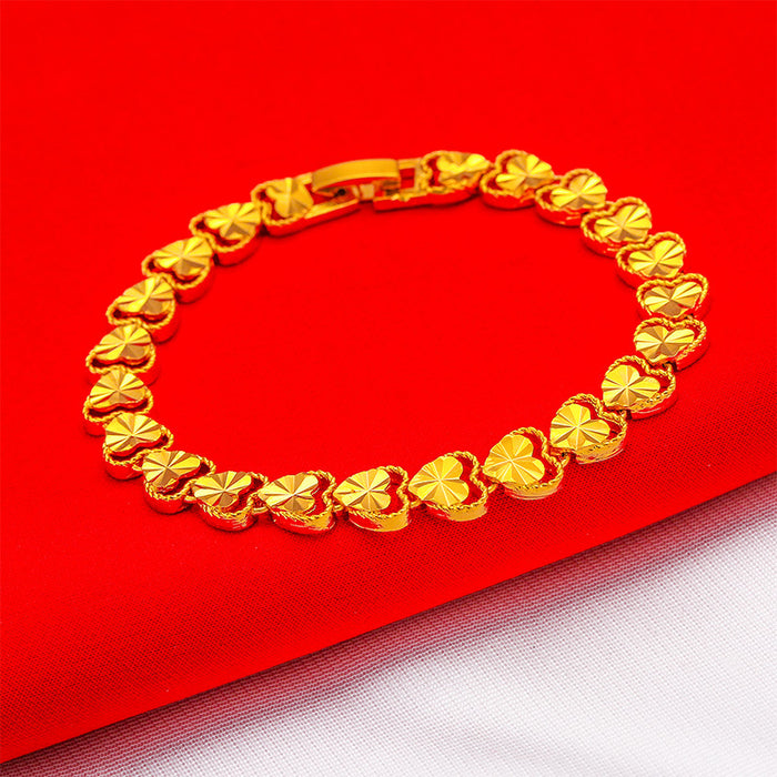 Wholesale Imitation Gold Love Bracelet Fashion
