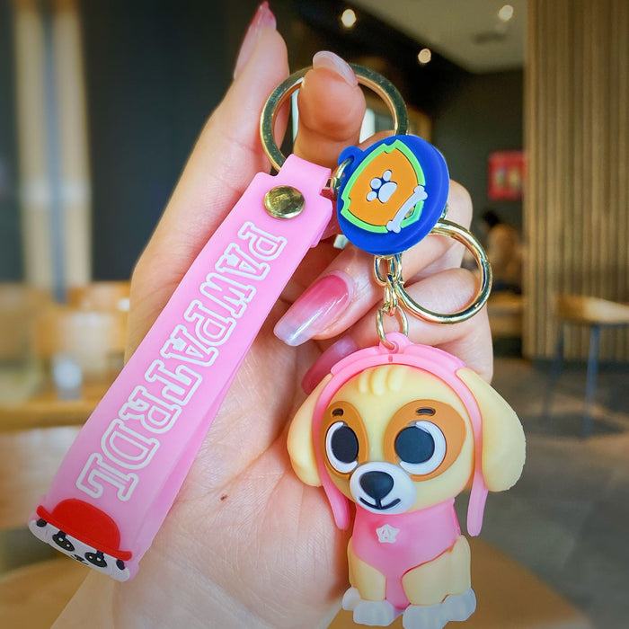 Wholesale Silicone Cartoon Doll Keychain JDC-KC-MingT161