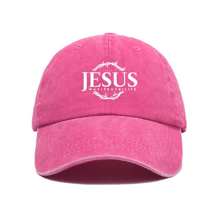 Wholesale Printed baseball cap for outdoor leisure, sun shading, washed retro trend, duckbill cap