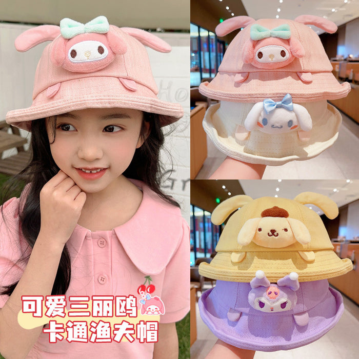 Wholesale Fisherman cute cartoon sun hat all-match outdoor hat