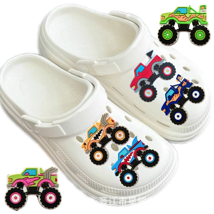 Wholesale Cave shoes, shoe buckles, beach garden shoes, shoe flower buckles, PVC soft rubber decorative buckles, DIY accessories wholesale