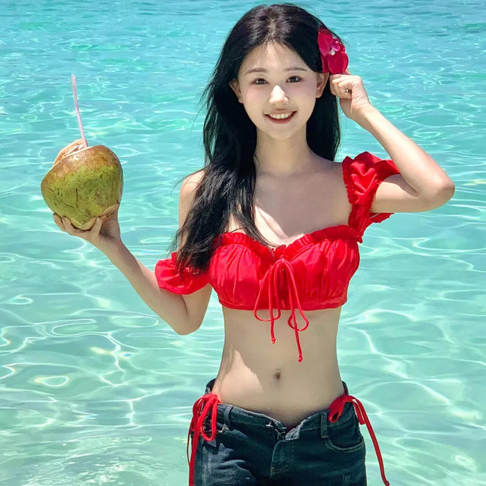 Wholesale Bikini split swimsuit, high-end and sexy seaside