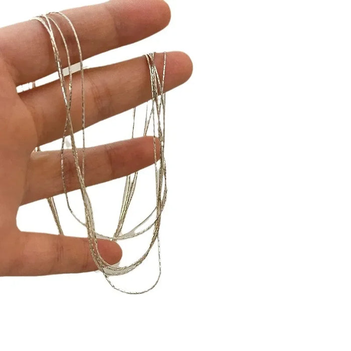 Wholesale Multi layered thin necklace with retro style collarbone chain and neck chain