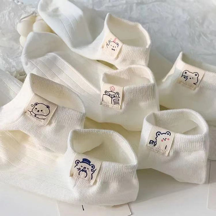 Wholesale Breathable fabric standard socks, cute cartoon boat socks