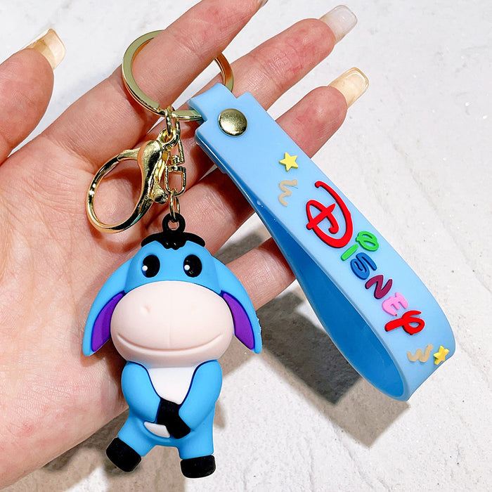 Wholesale Cartoon Silicone Doll Keychain JDC-KC-QiChao013