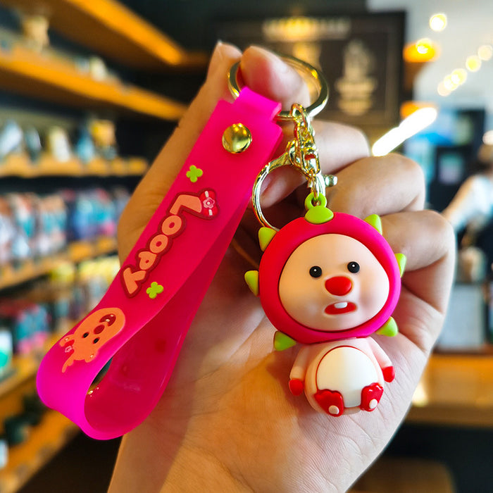 Wholesale Cartoon Doll Silicone Keychain JDC-KC-Tingm243