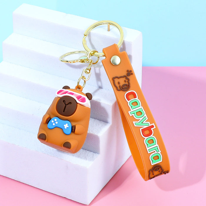 Wholesale  Capybara Small Pendant Doll Keychain