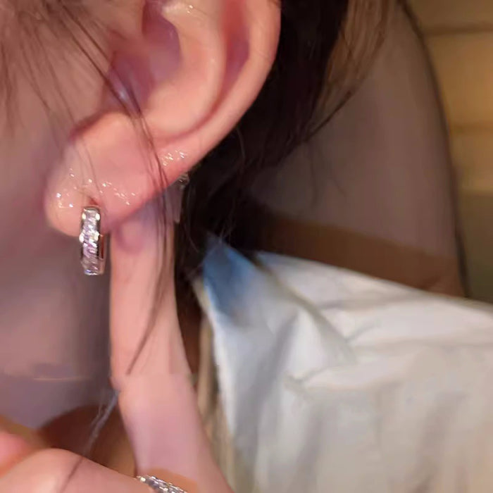 Wholesale Four piece earring set with circular earrings