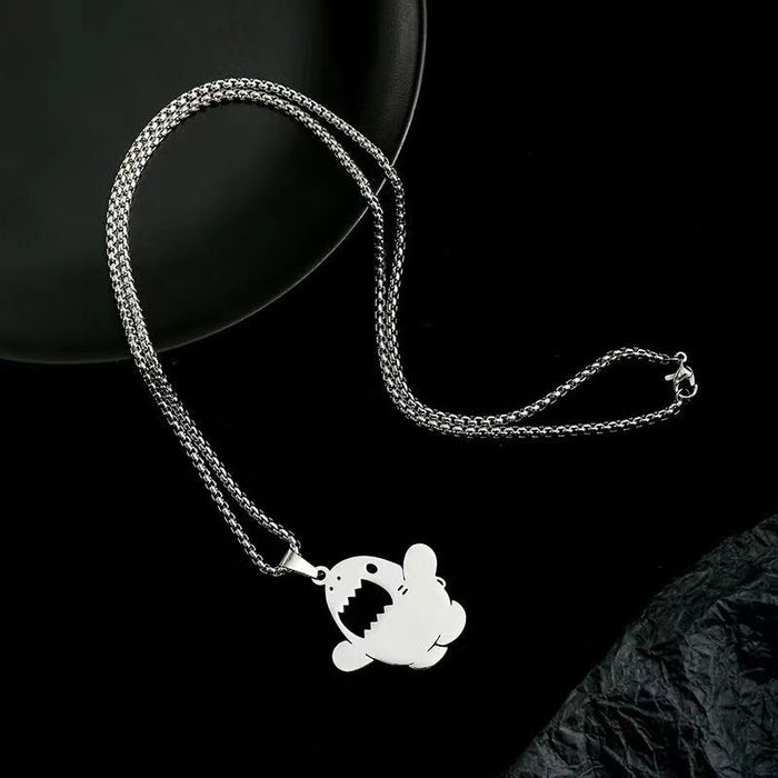 Wholesale Personalized Children's Stainless Steel Necklace JDC-NE-YSJZ008